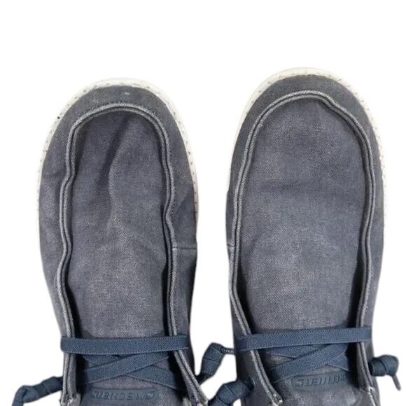 Skechers Shoes Mens 12 Casual Slip On Sneakers Relaxed Fit Memory Foam Goga Mat main image 8
